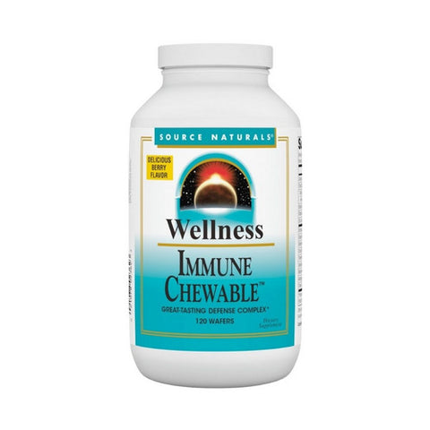 Source Naturals, Wellness Immune Chewable, 120 wafer