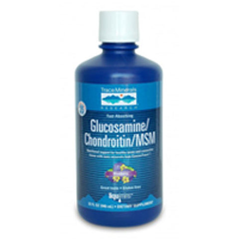 Trace Minerals, Glucosamine/Chondroitin/MSM, 32 oz