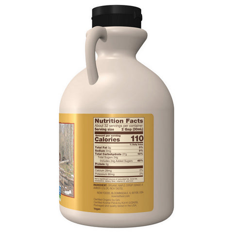 Now Foods, Maple Syrup Organic, Grade A 32 oz