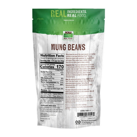 Now Foods, Mung Beans, 1 lb