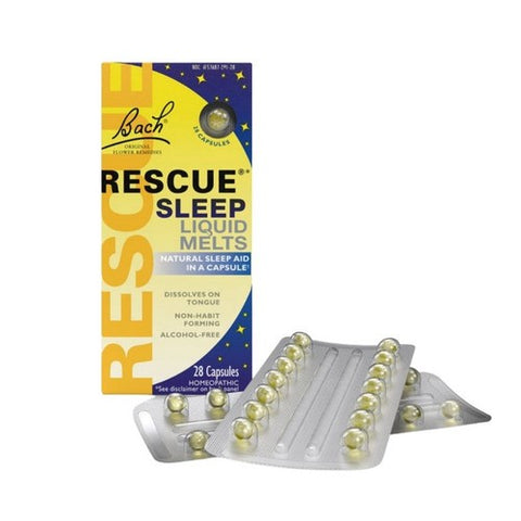 Bach, Rescue Sleep Liquid Melts, 28 Caps Bach