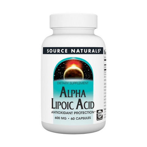 Source Naturals, Alpha Lipoic Acid, 600 MG, 60 caps