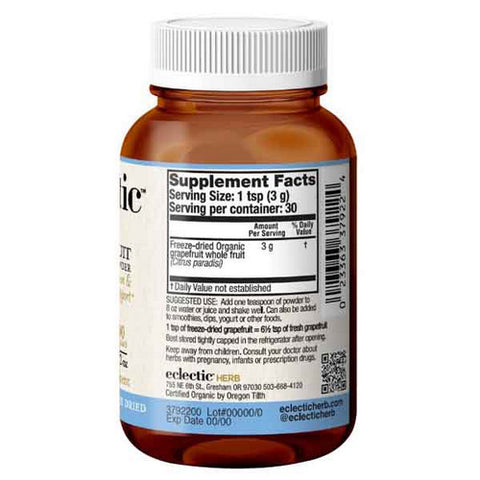 Eclectic Herb, Grapefruit Powder, 90 gm