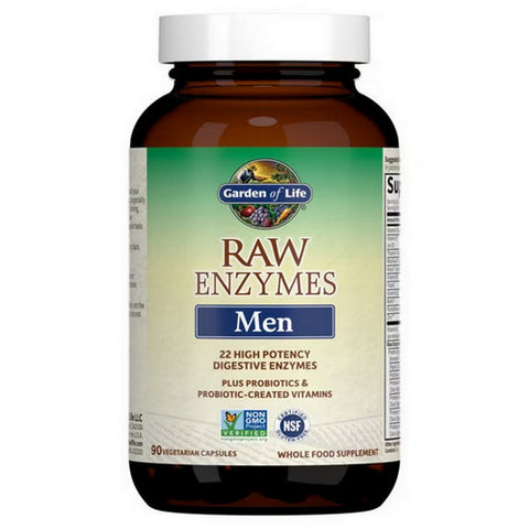 Garden of Life, RAW Enzymes Men, 90 caps