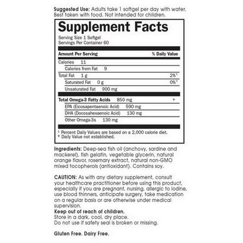 Minami Nutrition, Minami Nutrition MorEPA, Orange 60 softgel