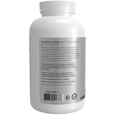 Now Foods, D-Ribose Powder 100% Pure, 1 lb