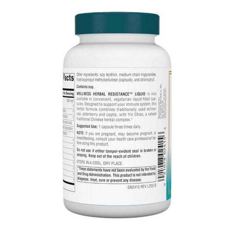 Source Naturals, Wellness Herbal Resistance Liquid, 120 Caps