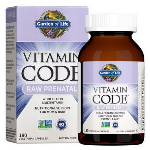 Garden of Life, Vitamin Code  RAW Prenatal, 180 vcaps