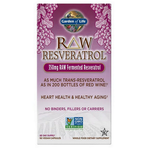 Garden of Life, RAW Resveratrol, 60 vcaps