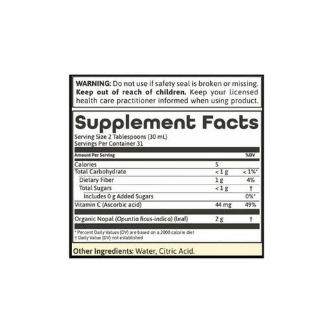 Dynamic Health Laboratories, Organic Certified Nopal Gold, 32 oz