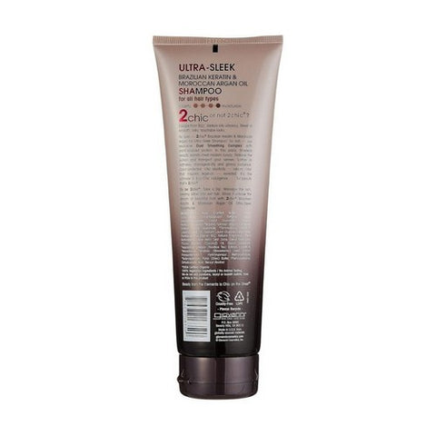 Giovanni Cosmetics, 2chic Brazilian Ultra-Sleek Shampoo, Brazilian Keratin & Argan Oil 8.5 oz