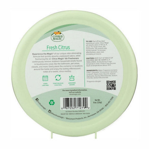 Citrus Magic, Solid Air Freshener Fresh Citrus, 8 Oz Citrus Magic