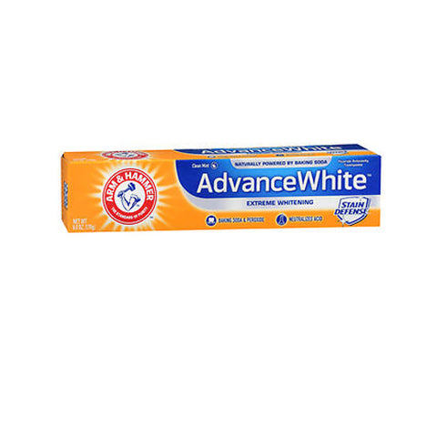 Arm & Hammer, Advance White Fluoride Toothpaste, Baking Soda And Peroxide 6 oz