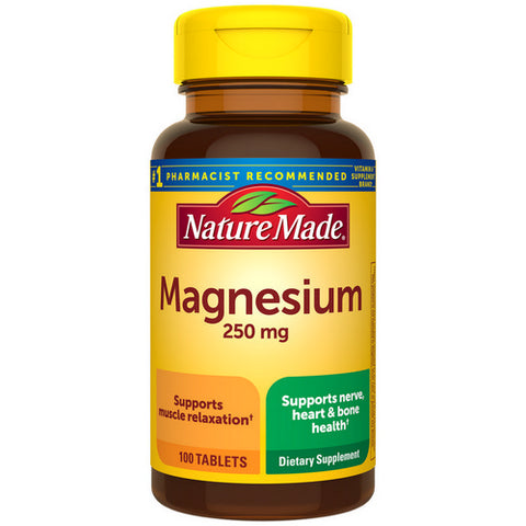 Nature Made, Nature Made Magnesium, 250 mg, 100 tabs