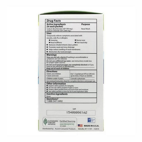 Sinucleanse, Saline Refills, 60 each